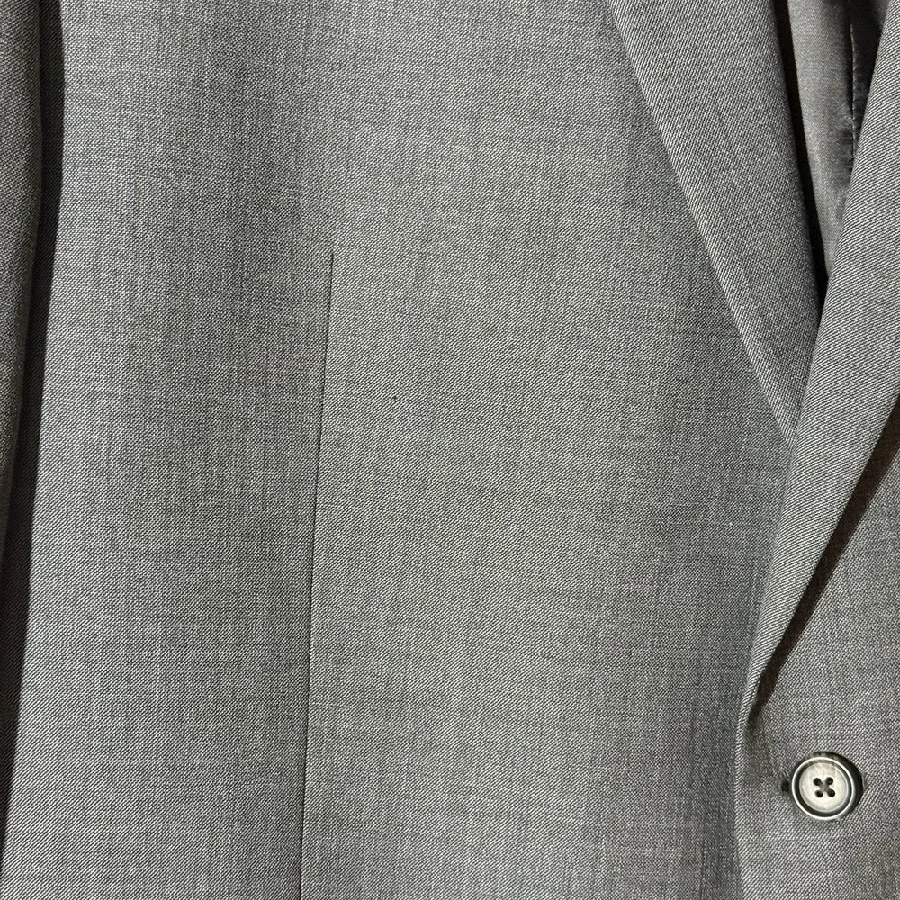 Lauren Ralph Lauren Mens Suit 100% Wool Blazer 46L‎ Gray 2 Button Jacket